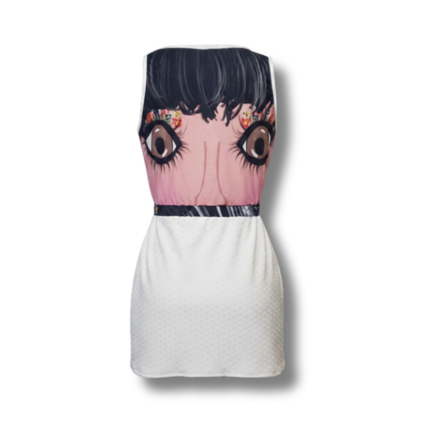 Paloma Illustrated Upcycled Tank Dress