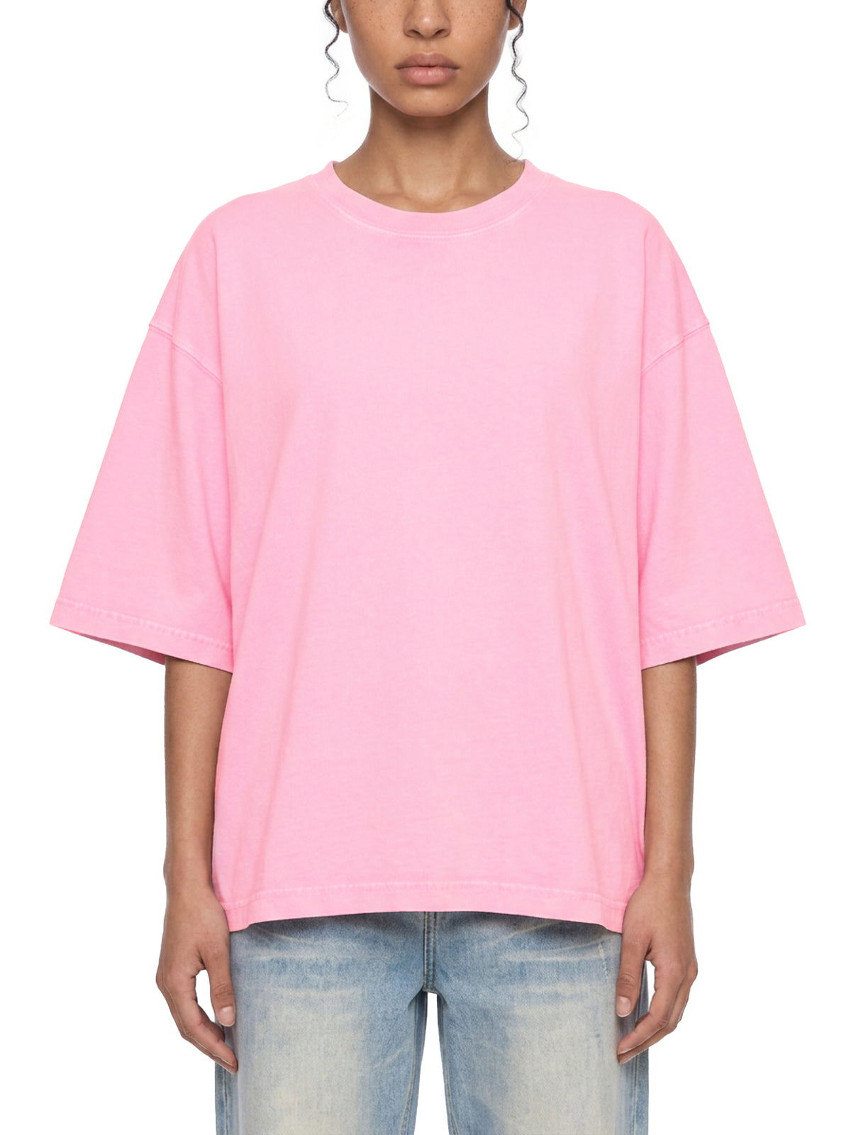 Valentina Mineral Wash Boxy Cotton T-Shirt