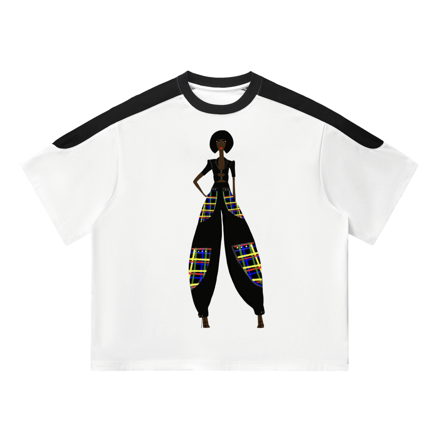 Stella Color Block Oversized T-Shirt