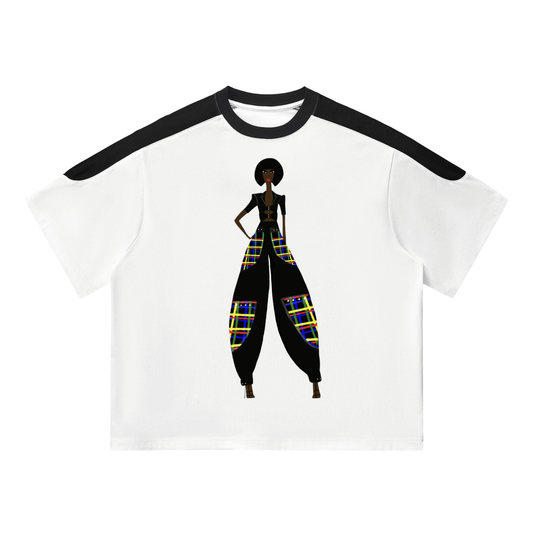 Stella Color Block Oversized T-Shirt