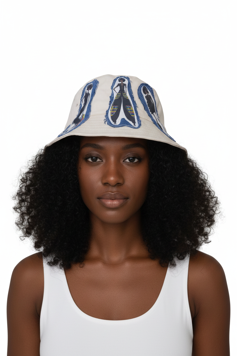 The Muse Patchwork Bucket Hat