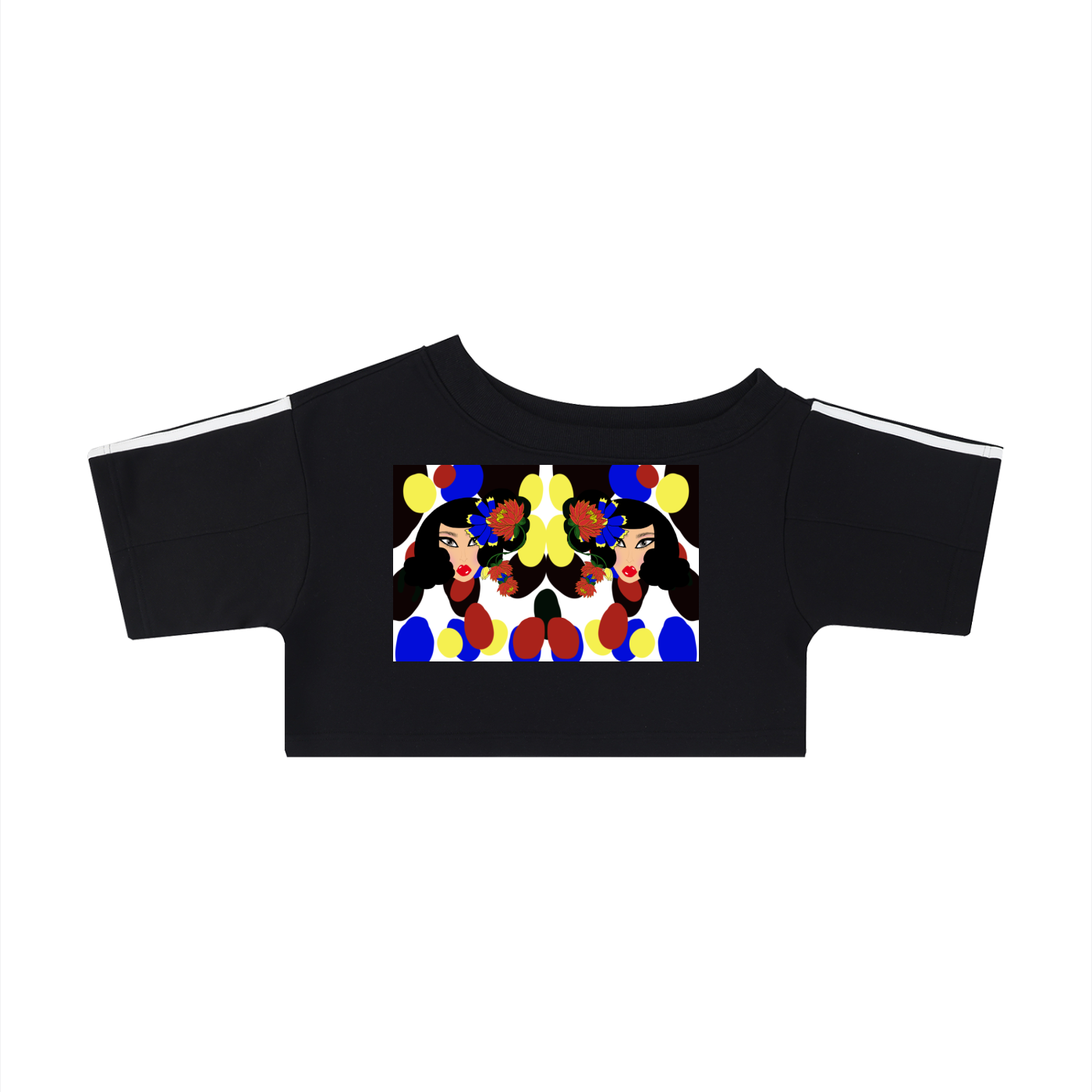 Bianca off the Shoulder Crop T-Shirt