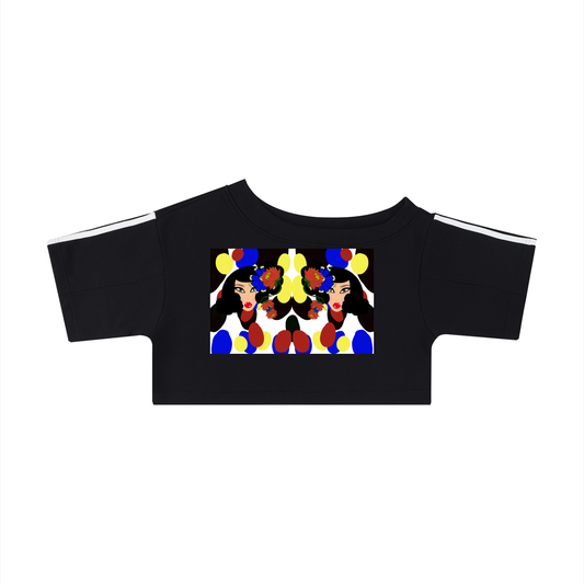 Bianca off the Shoulder Crop T-Shirt
