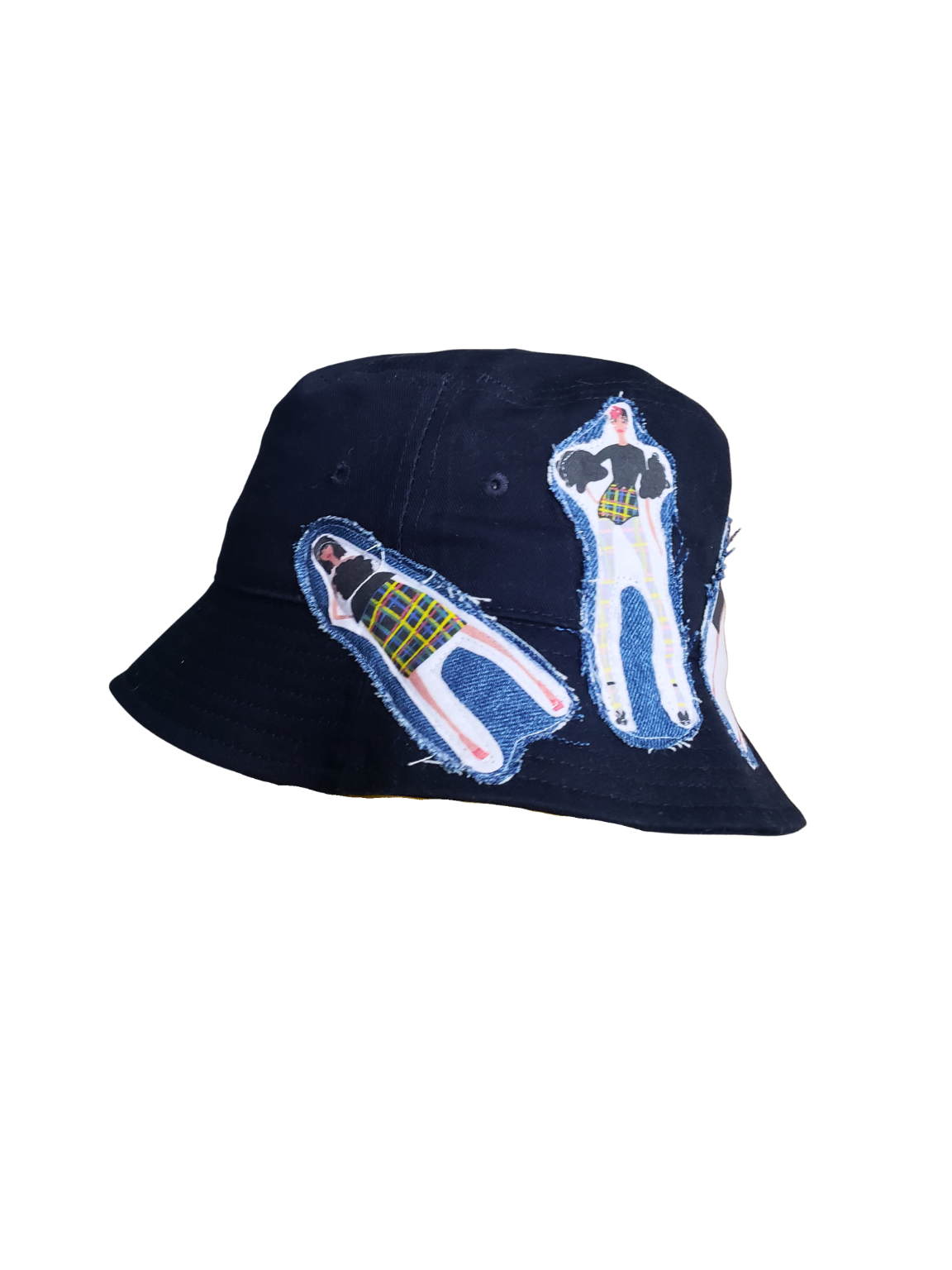 The Muse Patchwork Bucket Hat
