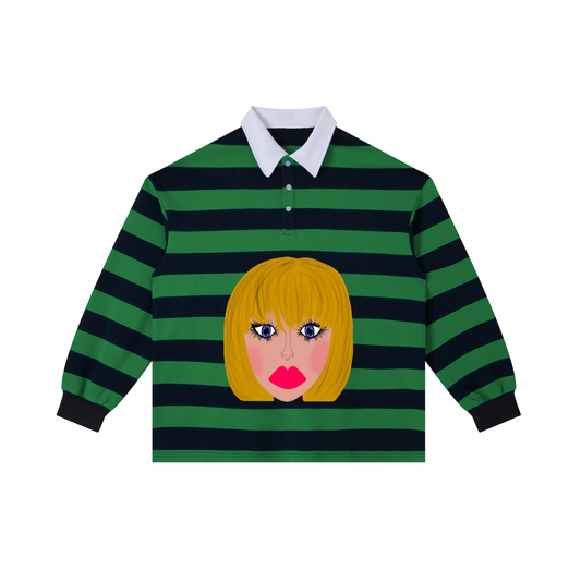 Sydney Color Block Stripe Polo Shirt
