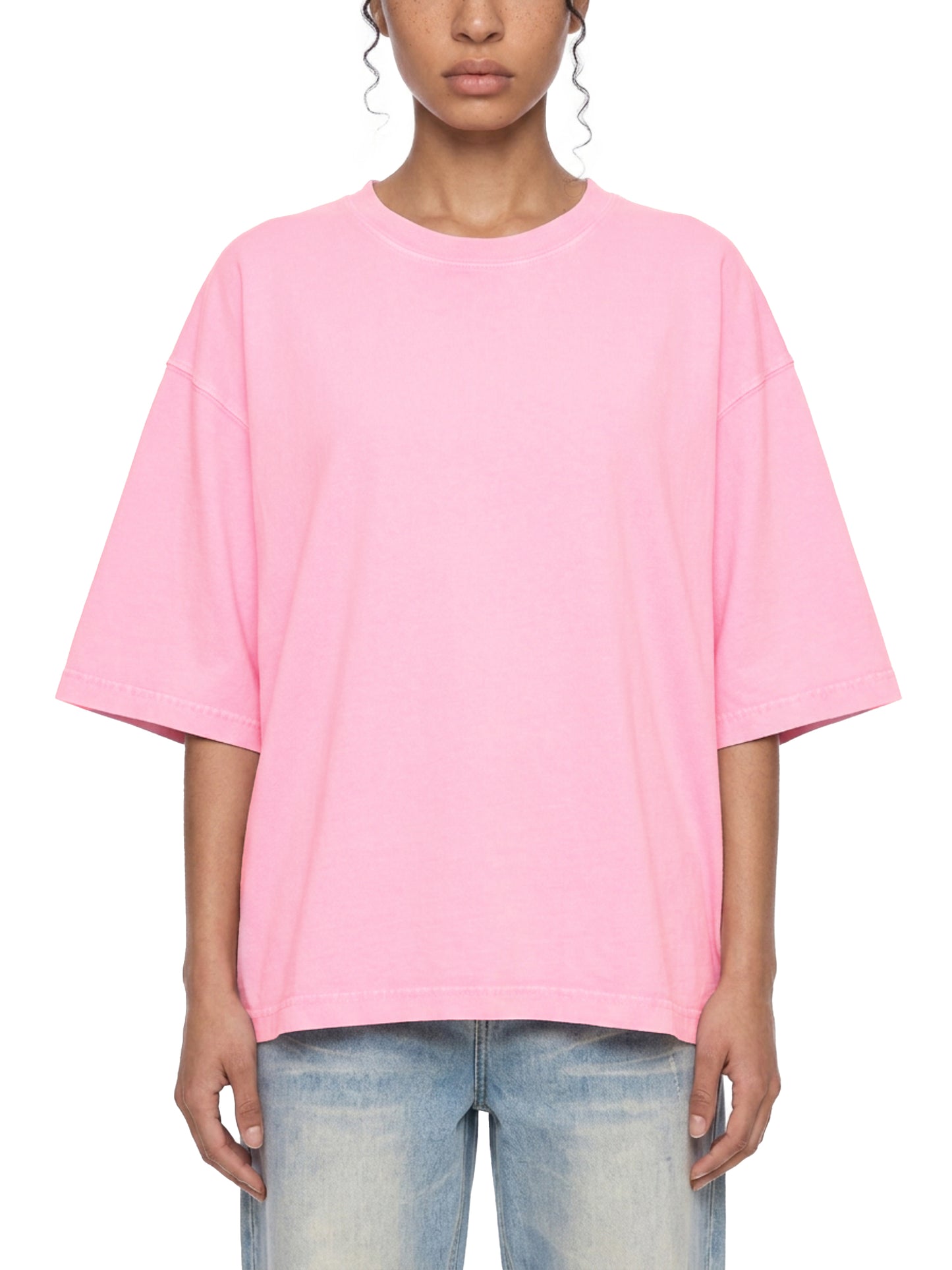 Valentina Mineral Wash Boxy Cotton T-Shirt