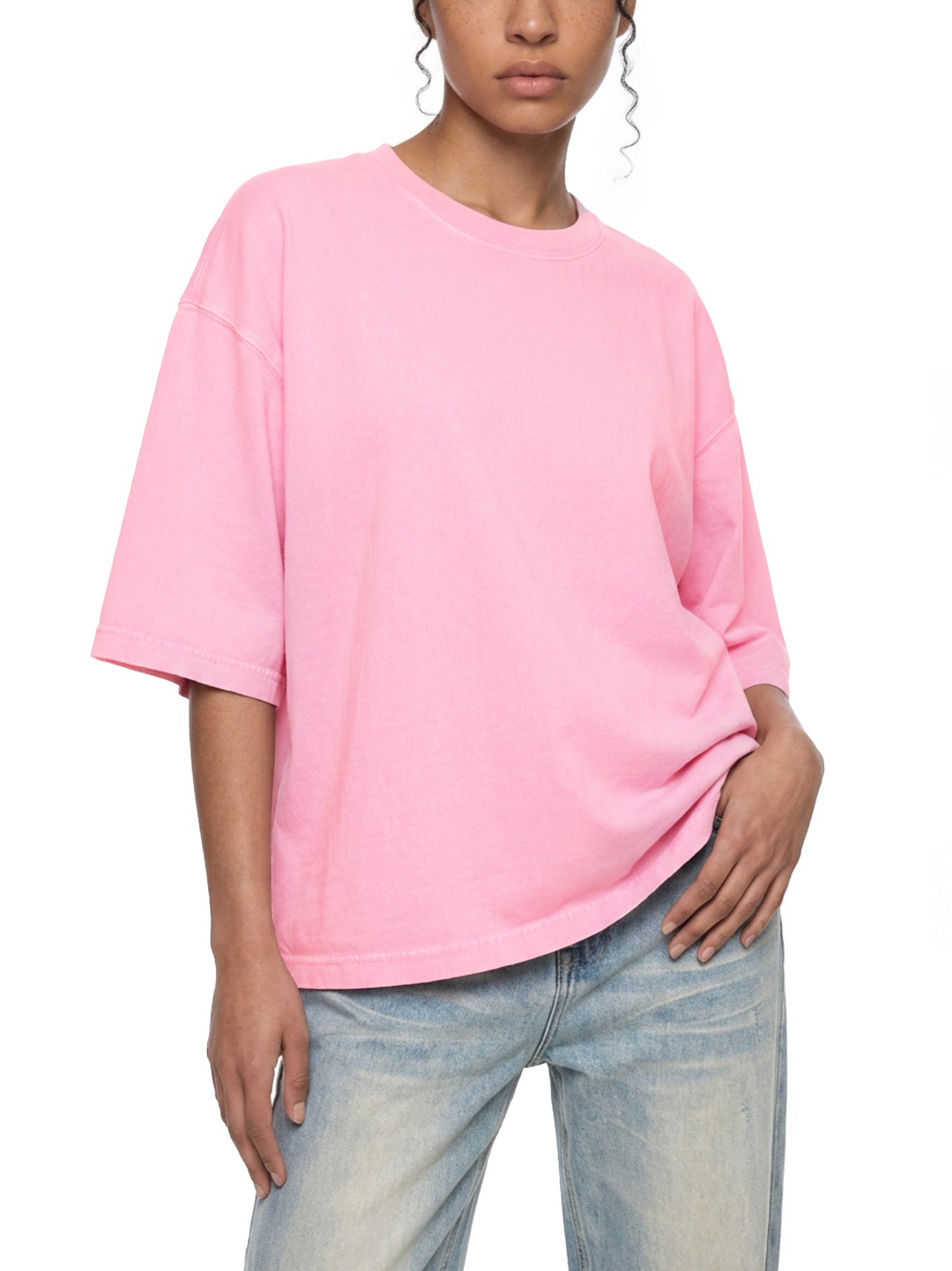 Gia Mineral Wash Boxy Cotton T-Shirt
